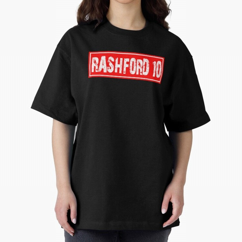 Marcus Rashford Oversized T-Shirt Treasure Match Day Hype around FIFA World Cup 2026, Cristiano Ronaldo, Haaland and CR7, Argentina and Brazil, Football Passion, Legendary Performances, Festival Vibes and Supporter Community; Created for Match Day