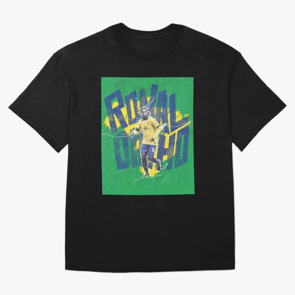 Wallpaper Ronaldinho Art Oversized T-Shirt Fuel Global Football Passion for FIFA World Cup 2026 USA Canada Mexico, Capturing Mbappe and Neymar, Portugal, Spain and Germany, Football Passion, Legendary Performances, Festival Vibes and Supporter