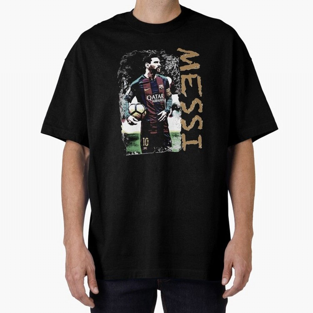 messi 10 Lionel messi FC Barcelona Oversized T-Shirt Enjoy FIFA World Cup 2026 Group Stage for Fans of Neymar and Brazil, Portugal and Argentina, Bringing Vintage Soccer Flavor, Modern Football Stars, National Flags and Final Night Emotion; Created