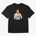 Gareth Bale Love Sign Celebration Oversized T-Shirt Relive FIFA World Cup 2026 Group Stage Featuring Neymar, Haaland and Cristiano Ronaldo, France Energy, Championship Spirit, Famous Goals, Roaring Crowds and International Football Unity; Great for