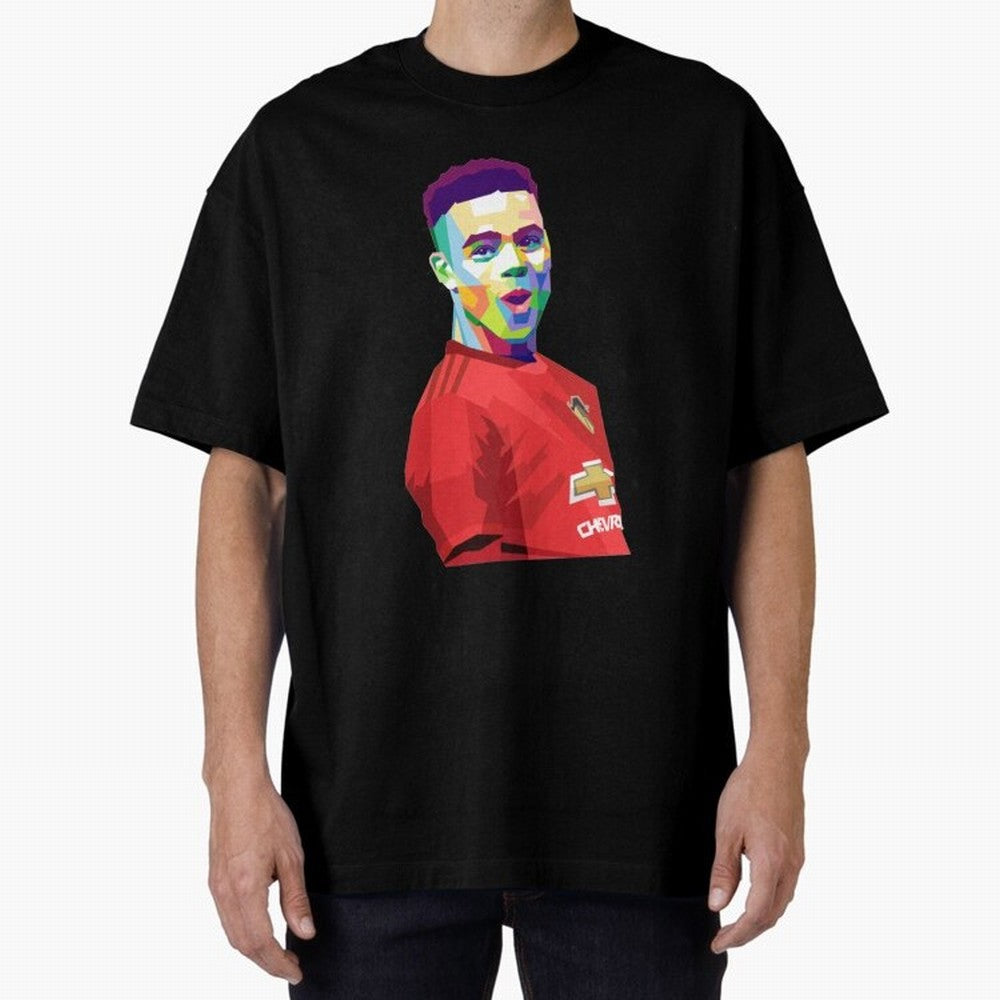 Mason Greenwood Oversized T-Shirt Capture Stadium Memories from Match Day Hype around FIFA World Cup 2026 USA Canada Mexico, Haaland, Argentina, Fan Favorite Moments, National Team Passion, Big Match Drama and Soccer History; Perfect for People Who