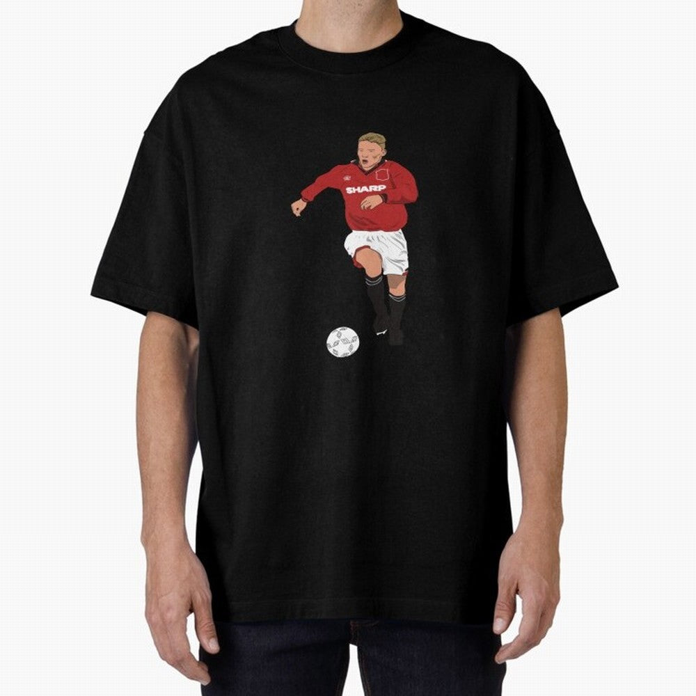 Scott McTominay 95_96 Kit Oversized T-Shirt Fuel FIFA World Cup 2026 Group Stage Celebrating Messi, Neymar and Mbappe, Spain Energy, Football Festival Excitement, Trophy Ambitions, Country Rivalries and Star Player Buzz; Perfect for Supporters Who