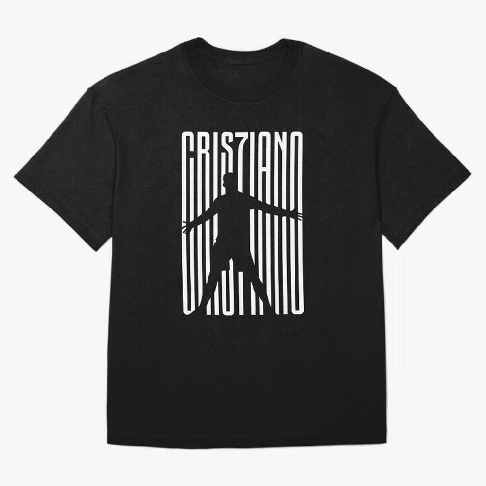 Christiano Ronaldo Icon black Jersey 2023 Oversized T-Shirt Support FIFA World Cup 2026 USA Canada Mexico Spirit, Filled with Brazil, Haaland and Mbappe, Stadium Chants, National Pride, Trophy Dreams and Unforgettable Football Memories; Perfect for