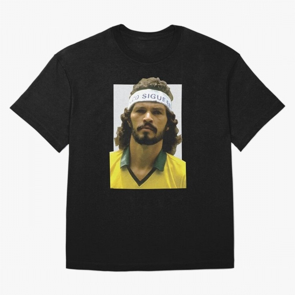 Scrates Football legend Oversized T-Shirt Make Memories around FIFA World Cup 2026 USA Canada Mexico Connected to Messi, France Energy, Classic Soccer Heritage, Championship Pressure, Fan Loyalty and International Pride; Perfect for Supporters Who