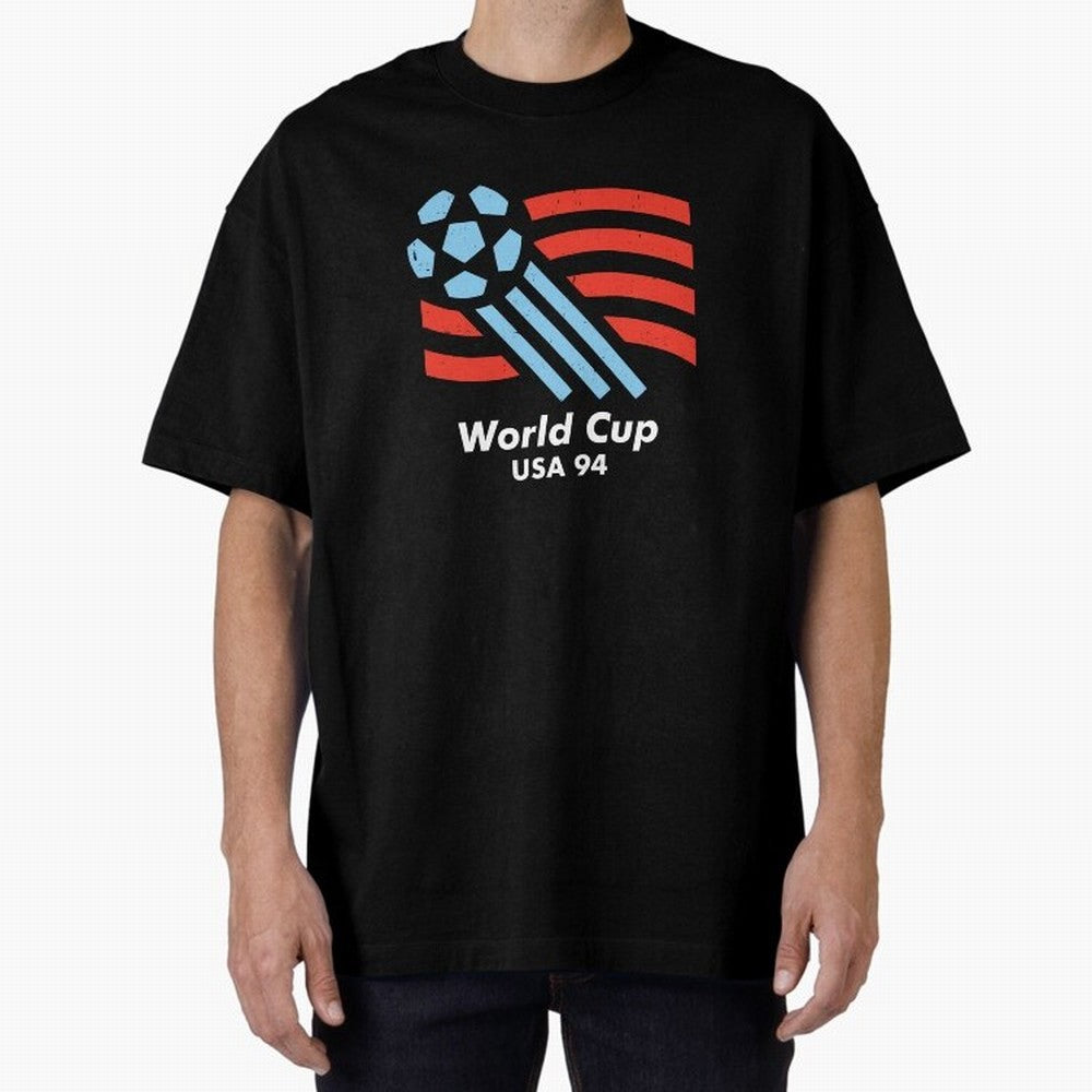 World Cup USA 94 Oversized T-Shirt Represent Fans Who Live for FIFA World Cup 2026 Group Stage for Fans of Haaland and Mbappe and Argentina, Bringing Football History, Final Match Energy, Crowd Noise and Once in a Lifetime Moments; Great for