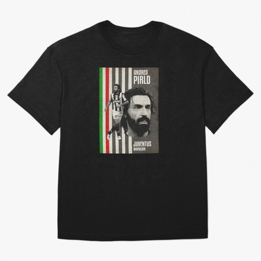 andrea pirlo juventus midfielder Oversized T-Shirt Remember the FIFA World Cup 2026 USA Canada Mexico Journey through Messi, CR7 and Mbappe Highlights, Portugal Pride, Vintage Soccer Flavor, Modern Football Stars, National Flags and Final Night