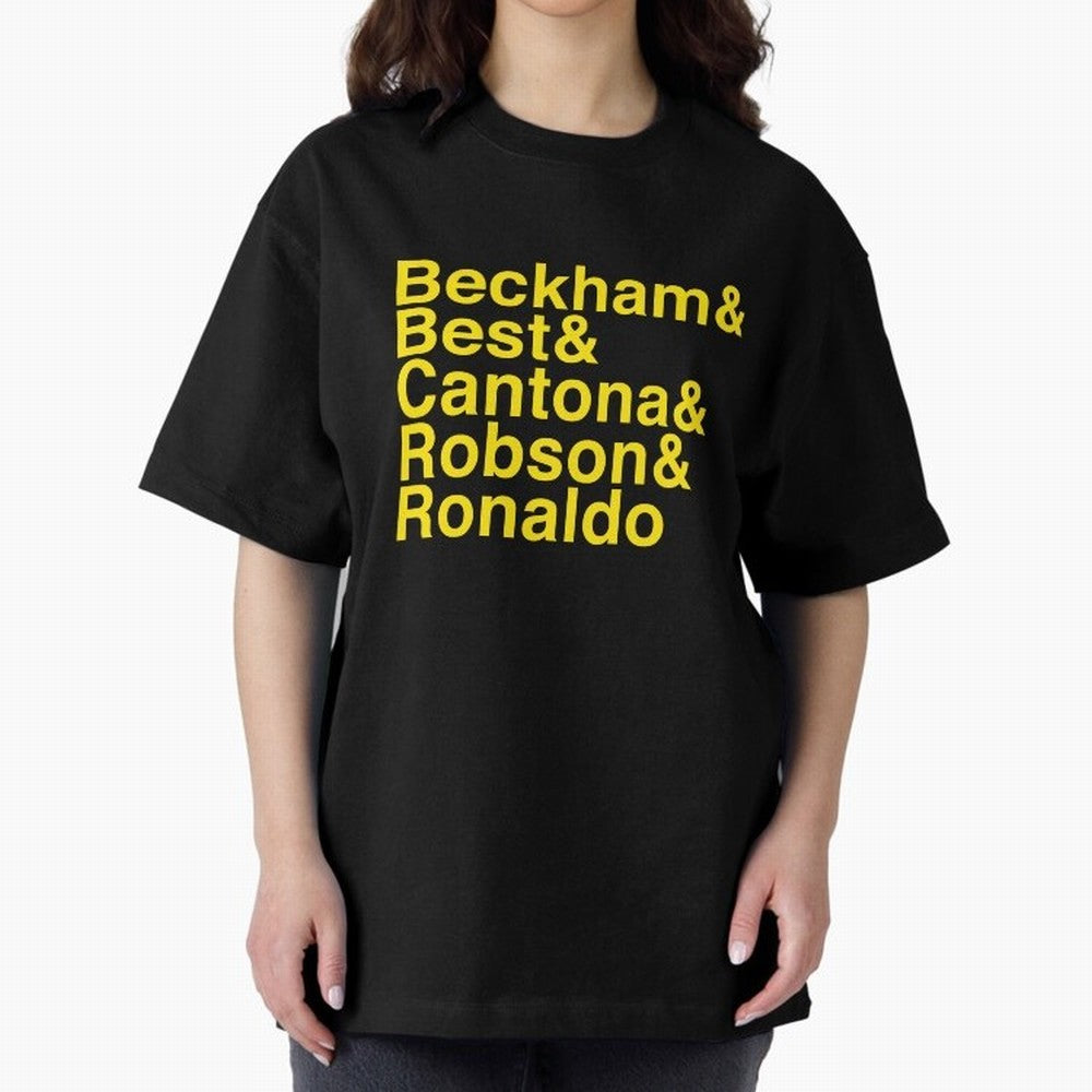 Man Utd Star Players Oversized T-Shirt Show Your Love for the FIFA World Cup 2026 USA Canada Mexico Journey through Messi Highlights, England Pride, Classic Soccer Heritage, Championship Pressure, Fan Loyalty and International Pride; Ideal for