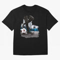 Street Soccer in my Hood Oversized T-Shirt Support the Legends of FIFA World Cup 2026 USA Canada Mexico Spirit, Inspired by Brazil, Portugal and Argentina, Messi, Neymar and Mbappe, Goal Celebration Energy, Supporter Heritage, Football Icons and