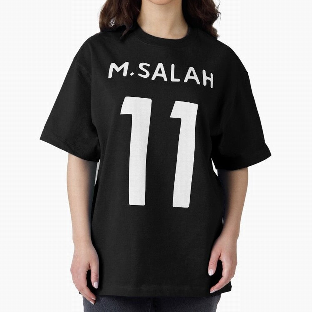 Mo Salah Oversized T-Shirt Capture Stadium Memories from Global Football Passion for FIFA World Cup 2026 USA Canada Mexico, Filled with Neymar, Argentina, France and Brazil, Game Day Rituals, Football Legends, Country Pride and the Road to the