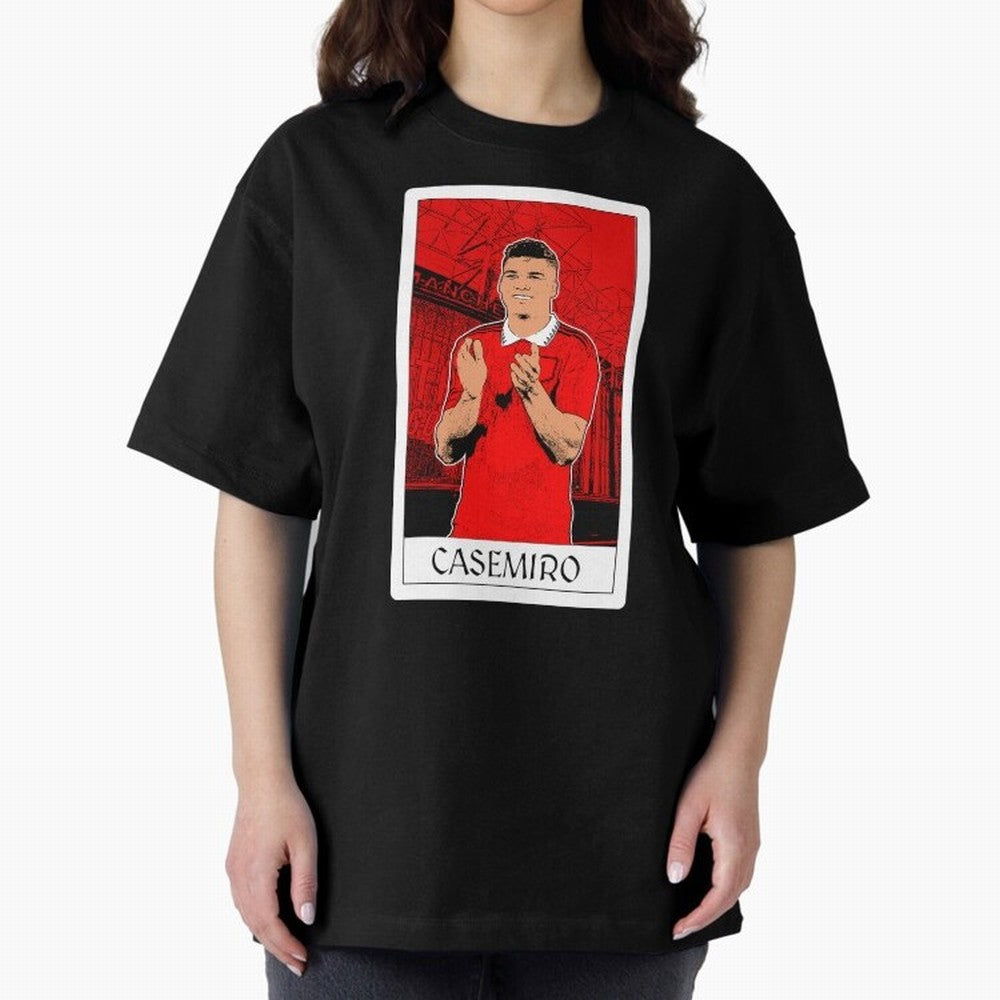 Casemiro Oversized T-Shirt Capture Stadium Memories from Global Football Passion for FIFA World Cup 2026 Group Stage, Made for Cristiano Ronaldo, Haaland and CR7, Portugal, Classic Soccer Heritage, Championship Pressure, Fan Loyalty and