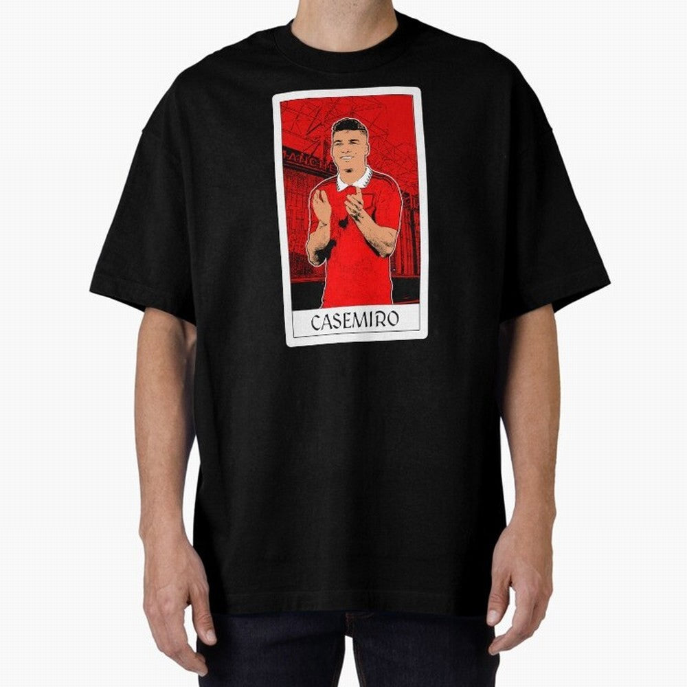 Casemiro Oversized T-Shirt Capture Stadium Memories from Global Football Passion for FIFA World Cup 2026 Group Stage, Made for Cristiano Ronaldo, Haaland and CR7, Portugal, Classic Soccer Heritage, Championship Pressure, Fan Loyalty and
