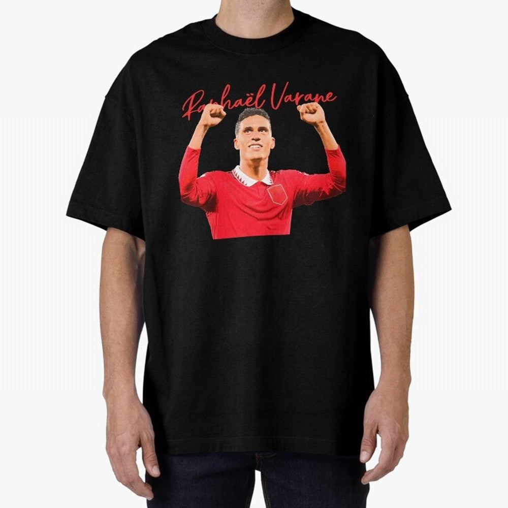 Rafael Varane Oversized T-Shirt Celebrate Football Heritage in Global Football Passion for FIFA World Cup 2026 Group Stage, Centered on CR7 and Messi, Argentina, France and Brazil, Football History, Final Match Energy, Crowd Noise and Once in a