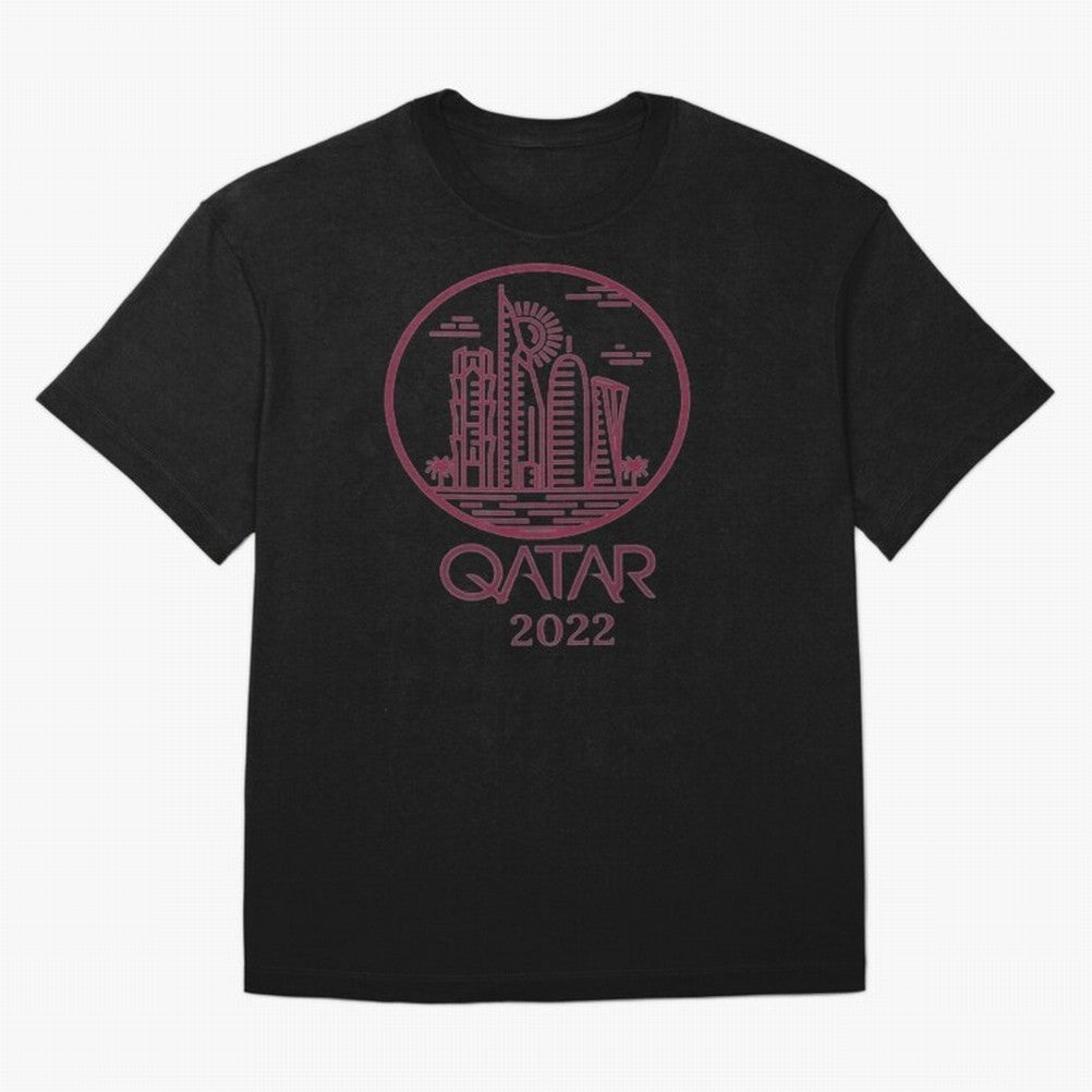 Qatar Welcome Oversized T-Shirt Stand with Global Football Passion for FIFA World Cup 2026 Group Stage, Built around Cristiano Ronaldo, France, Football Passion, Legendary Performances, Festival Vibes and Supporter Community; Built for Supporters