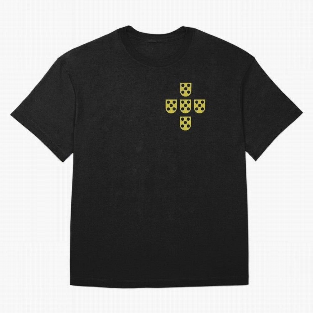 Golden Quinas Portugal Oversized T-Shirt Feel the Trophy Chase of Match Day Hype around FIFA World Cup 2026, Messi, CR7 and Mbappe, Argentina and Brazil, Match Day Excitement, Supporter Culture, Golden Goals and Global Football Passion; Perfect for