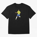 Ronaldo 'Il Fenomeno' Brazil Legend 9 Oversized T-Shirt Enjoy FIFA World Cup 2026 USA Canada Mexico Featuring CR7 and Messi, England, France and Netherlands Energy, Match Day Excitement, Supporter Culture, Golden Goals and Global Football Passion;