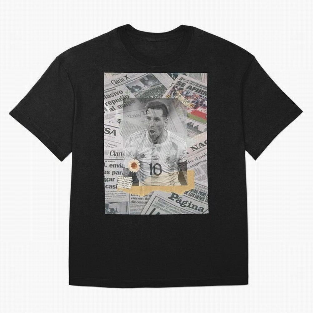 Lionel Messi The Greatest Oversized T-Shirt Celebrate Rivalries and Pride in FIFA World Cup 2026 Group Stage Spirit, Centered on France, Messi, CR7 and Mbappe, Global Supporter Spirit, Legendary Goals, National Colors and Tournament Celebration;