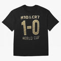 m10 and cr7 1-0 world cup football Classic T-Shirt Relive Legendary Nights from FIFA World Cup 2026 USA Canada Mexico Spirit, Connected to Netherlands, Mbappe and Neymar, Goal Celebration Energy, Supporter Heritage, Football Icons and Worldwide