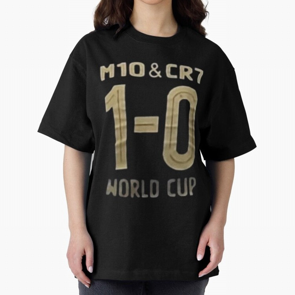 m10 and cr7 1-0 world cup football Classic T-Shirt Relive Legendary Nights from FIFA World Cup 2026 USA Canada Mexico Spirit, Connected to Netherlands, Mbappe and Neymar, Goal Celebration Energy, Supporter Heritage, Football Icons and Worldwide
