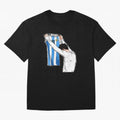Art Messi Illustration Classic T-Shirt Join Match Day Hype around FIFA World Cup 2026, Cristiano Ronaldo, Haaland and CR7, England, Retro Football Energy, Iconic Rivalries, Trophy Chase Drama and Stadium Atmosphere; Great for Watch Parties, Sports
