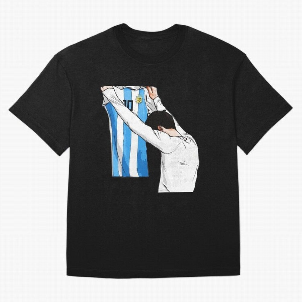 Lionel Messi holding his shirt, Argentina copa america Classic T-Shirt Remember Match Day Hype around FIFA World Cup 2026 Group Stage, Mbappe and Neymar, Netherlands, Stadium Memories, Football Loyalty, International Chants and Championship