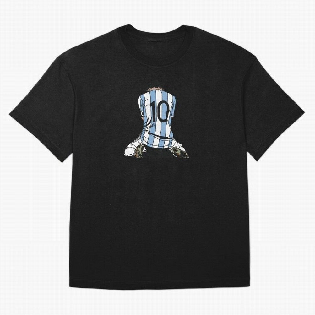 Messi Crying Copa America Moment Oversized T-Shirt Represent Match Day Hype around FIFA World Cup 2026 USA Canada Mexico, Haaland and Mbappe, Netherlands, Classic Soccer Heritage, Championship Pressure, Fan Loyalty and International Pride; Made for