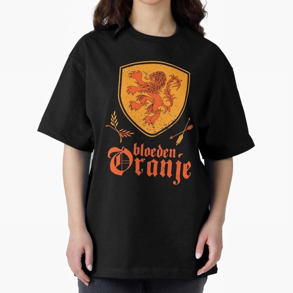 Netherlands Bleed Oranje Classic T-Shirt Create Global Football Passion for FIFA World Cup 2026 USA Canada Mexico, Celebrating Messi and Cristiano Ronaldo, Netherlands, Championship Spirit, Famous Goals, Roaring Crowds and International Football