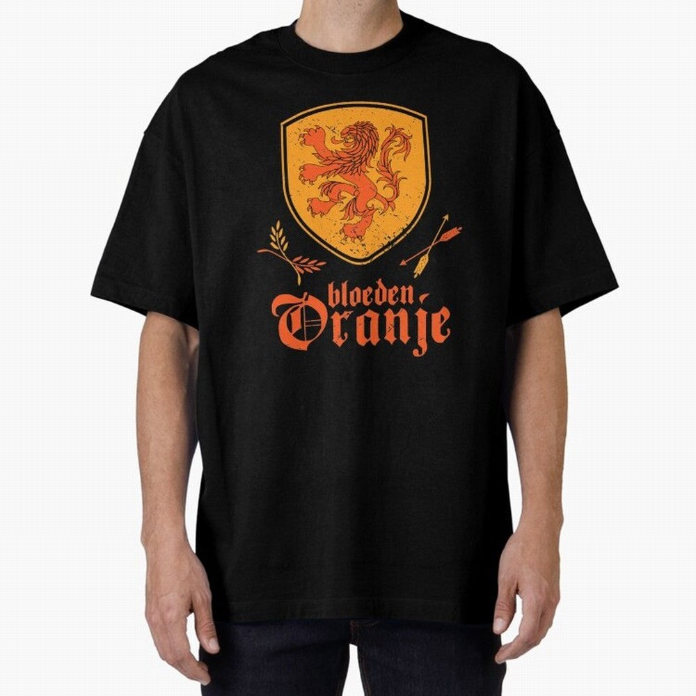 Netherlands Bleed Oranje Classic T-Shirt Create Global Football Passion for FIFA World Cup 2026 USA Canada Mexico, Celebrating Messi and Cristiano Ronaldo, Netherlands, Championship Spirit, Famous Goals, Roaring Crowds and International Football