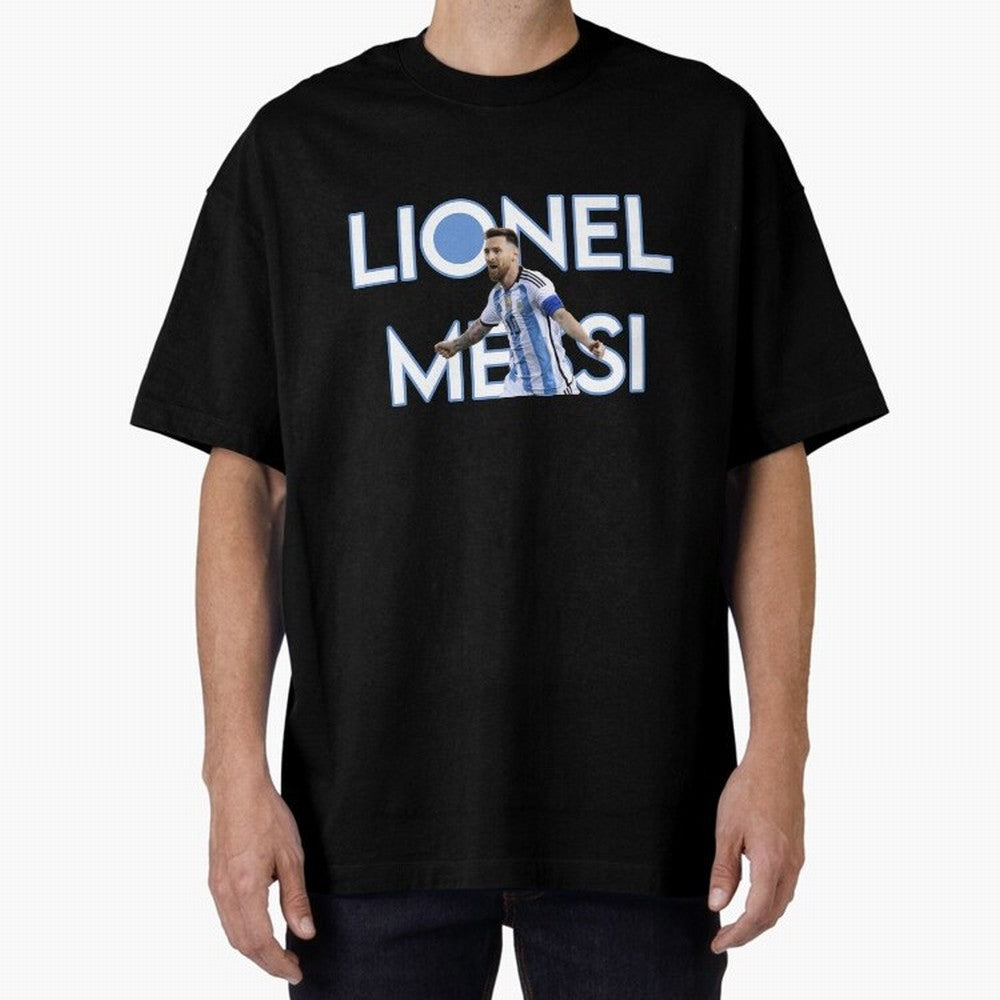 Lionel Messi Oversized T-Shirt Celebrate National Team Dreams in the FIFA World Cup 2026 Journey through Messi and Cristiano Ronaldo Highlights, Netherlands Pride, Classic Soccer Heritage, Championship Pressure, Fan Loyalty and International Pride;