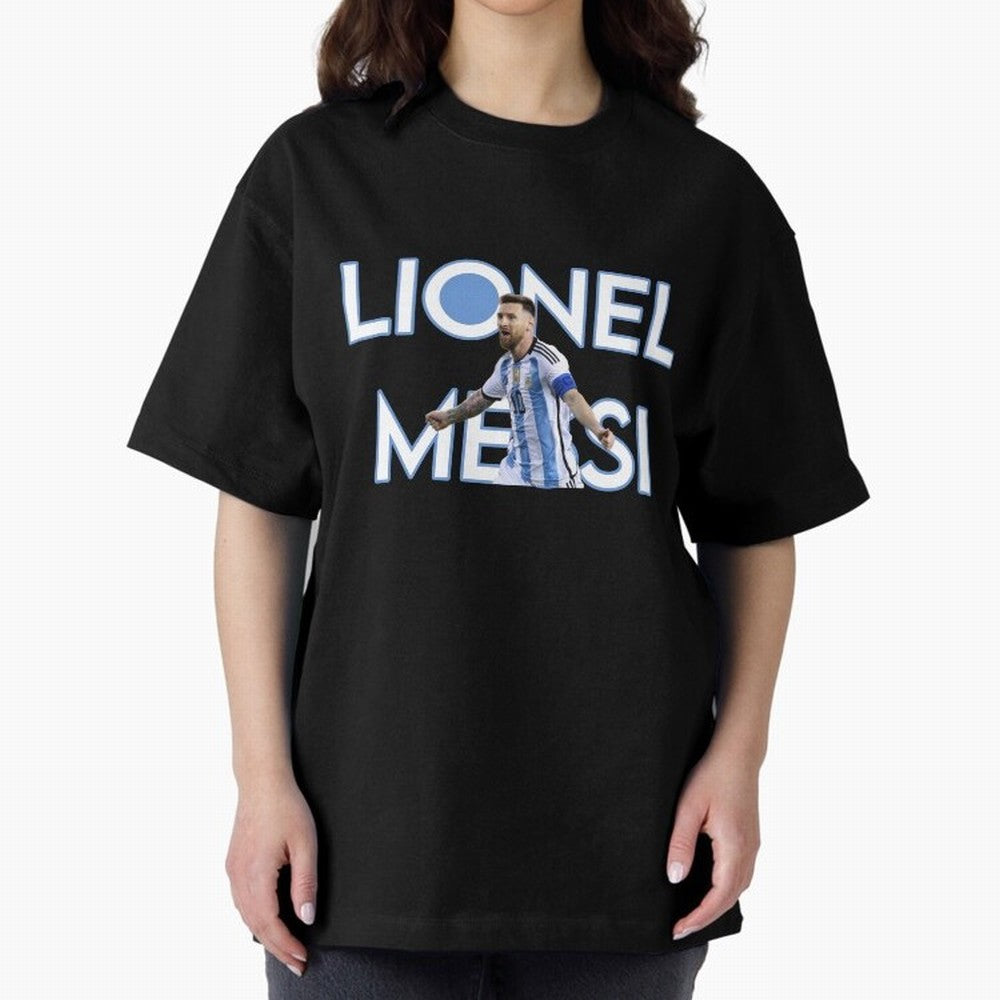 Lionel Messi Oversized T-Shirt Celebrate National Team Dreams in the FIFA World Cup 2026 Journey through Messi and Cristiano Ronaldo Highlights, Netherlands Pride, Classic Soccer Heritage, Championship Pressure, Fan Loyalty and International Pride;