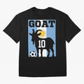 Argentina World Cup 2026 The Goat 10 Oversized T-Shirt Wear the Spirit of Match Day Hype around FIFA World Cup 2026 USA Canada Mexico, Messi, Neymar and Mbappe, France and Portugal, Goal Celebration Energy, Supporter Heritage, Football Icons and