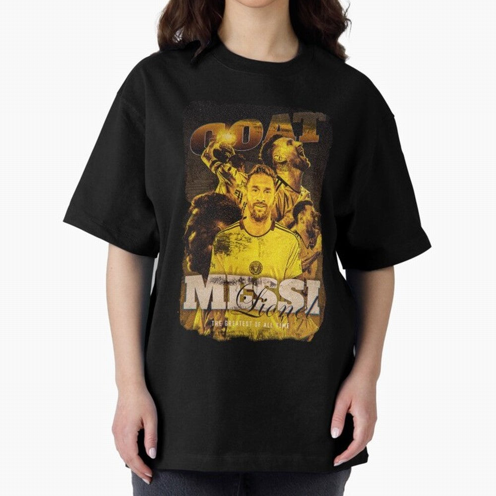 Lionel Messi The Goat Classic T-Shirt Embrace Match Day Hype around FIFA World Cup 2026 USA Canada Mexico, Cristiano Ronaldo, Portugal, Football History, Final Match Energy, Crowd Noise and Once in a Lifetime Moments; Ideal for Fans Who Follow