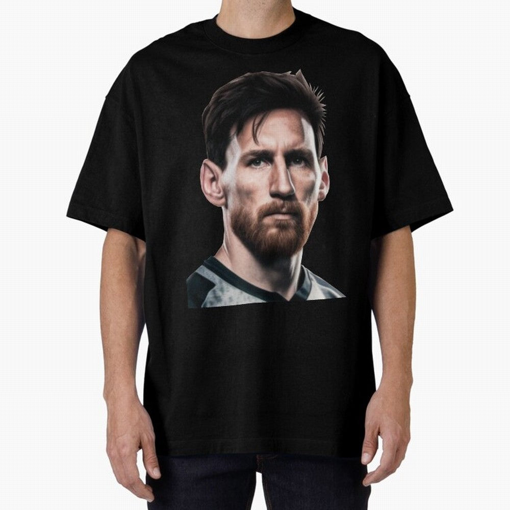 Lionel Messi Oversized T-Shirt Bring Retro Soccer Energy to Match Day Hype around FIFA World Cup 2026, Haaland, Argentina and Brazil, Game Day Rituals, Football Legends, Country Pride and the Road to the Final; Built for Supporters Chasing Trophy
