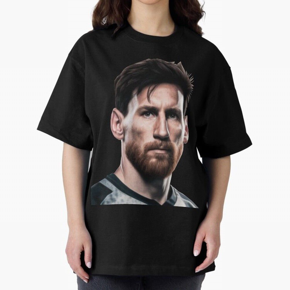 Lionel Messi Oversized T-Shirt Bring Retro Soccer Energy to Match Day Hype around FIFA World Cup 2026, Haaland, Argentina and Brazil, Game Day Rituals, Football Legends, Country Pride and the Road to the Final; Built for Supporters Chasing Trophy
