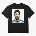 Lionel Messi Oversized T-Shirt Carry National Pride through FIFA World Cup 2026 USA Canada Mexico for Fans of Messi, CR7 and Mbappe and Argentina, France and Brazil, Bringing Football History, Final Match Energy, Crowd Noise and Once in a Lifetime