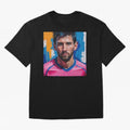 Vibrant Artistic Portrait of Lionel Messi (GOAT) - Digital painting (Version 3) Classic T-Shirt Bring Trophy Dreams to Match Day Hype around FIFA World Cup 2026 USA Canada Mexico, Messi, Neymar and Mbappe, Portugal, Worldwide Fan Energy, Dramatic