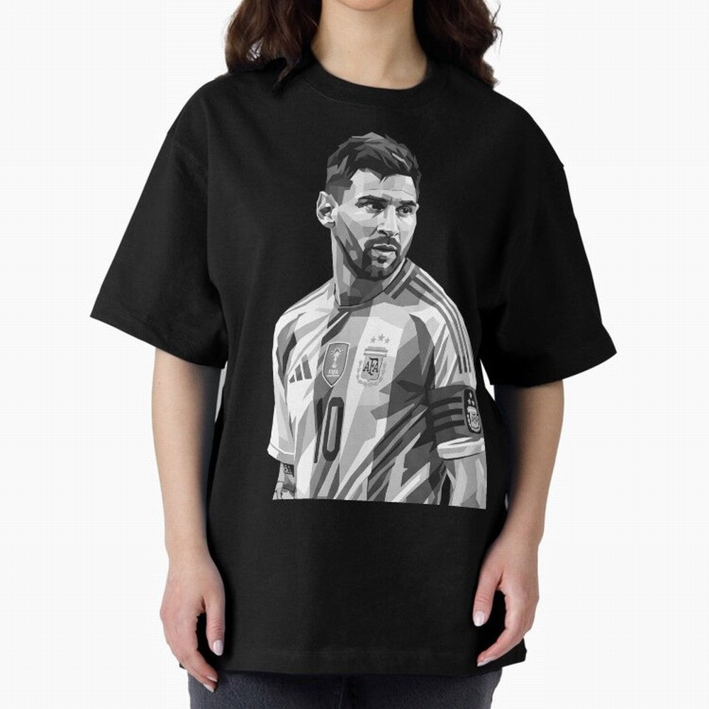 Messi grayscale Classic T-Shirt Refresh FIFA World Cup 2026 Driven by Messi, Neymar and Mbappe, Germany Energy, Sports Nostalgia, International Competition, Famous Players and Unforgettable Victories; Created for Match Day Parties, Soccer Gifts,