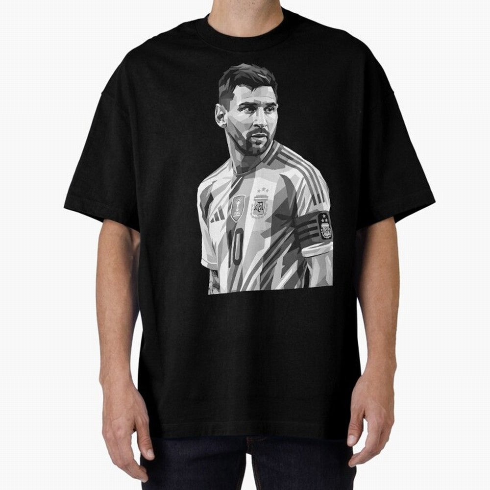 Messi grayscale Classic T-Shirt Refresh FIFA World Cup 2026 Driven by Messi, Neymar and Mbappe, Germany Energy, Sports Nostalgia, International Competition, Famous Players and Unforgettable Victories; Created for Match Day Parties, Soccer Gifts,