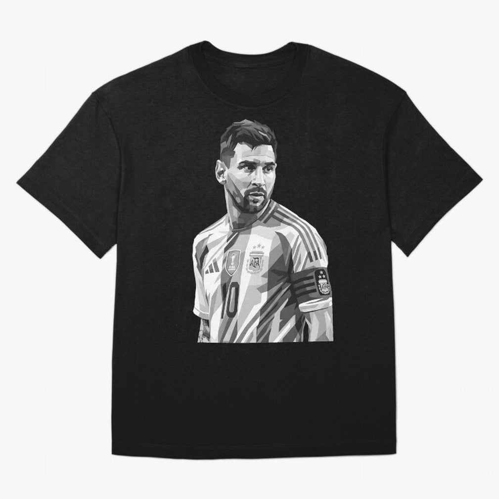 Messi grayscale Classic T-Shirt Refresh FIFA World Cup 2026 Driven by Messi, Neymar and Mbappe, Germany Energy, Sports Nostalgia, International Competition, Famous Players and Unforgettable Victories; Created for Match Day Parties, Soccer Gifts,