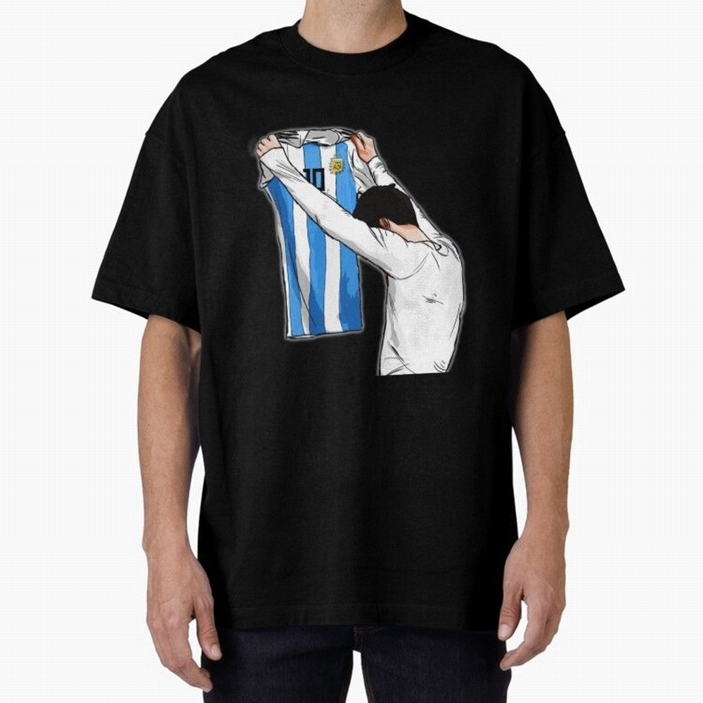 Art Messi Illustration Classic T-Shirt Bring Global Tournament Vibes to Match Day Hype around FIFA World Cup 2026, CR7 and Messi, Brazil, Match Day Excitement, Supporter Culture, Golden Goals and Global Football Passion; Made for Die Hard