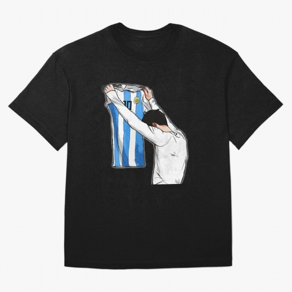 Art Messi Illustration Classic T-Shirt Bring Global Tournament Vibes to Match Day Hype around FIFA World Cup 2026, CR7 and Messi, Brazil, Match Day Excitement, Supporter Culture, Golden Goals and Global Football Passion; Made for Die Hard