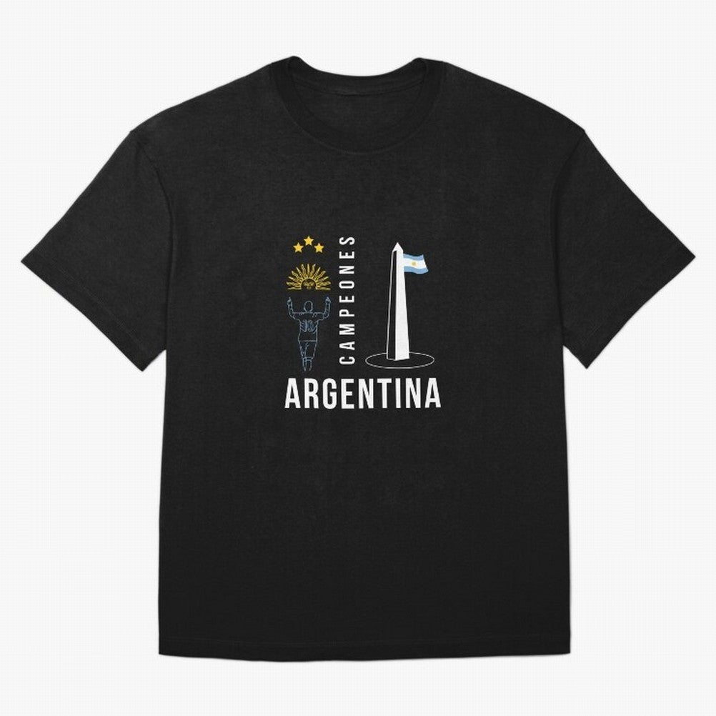 Argentina Campeon Essential T-Shirt Remember FIFA World Cup 2026 USA Canada Mexico for Fans of Neymar and England and Germany, Bringing Football Passion, Legendary Performances, Festival Vibes and Supporter Community; Ideal for Football Dads,