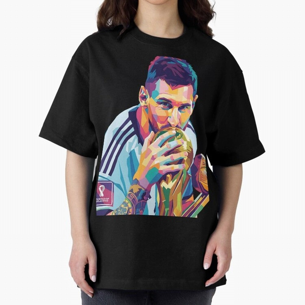 Messi Wpap Classic T-Shirt Celebrate the Road through FIFA World Cup 2026 with Haaland and Mbappe, Argentina, France and Brazil Energy, Vintage Soccer Flavor, Modern Football Stars, National Flags and Final Night Emotion; Perfect for Supporters Who