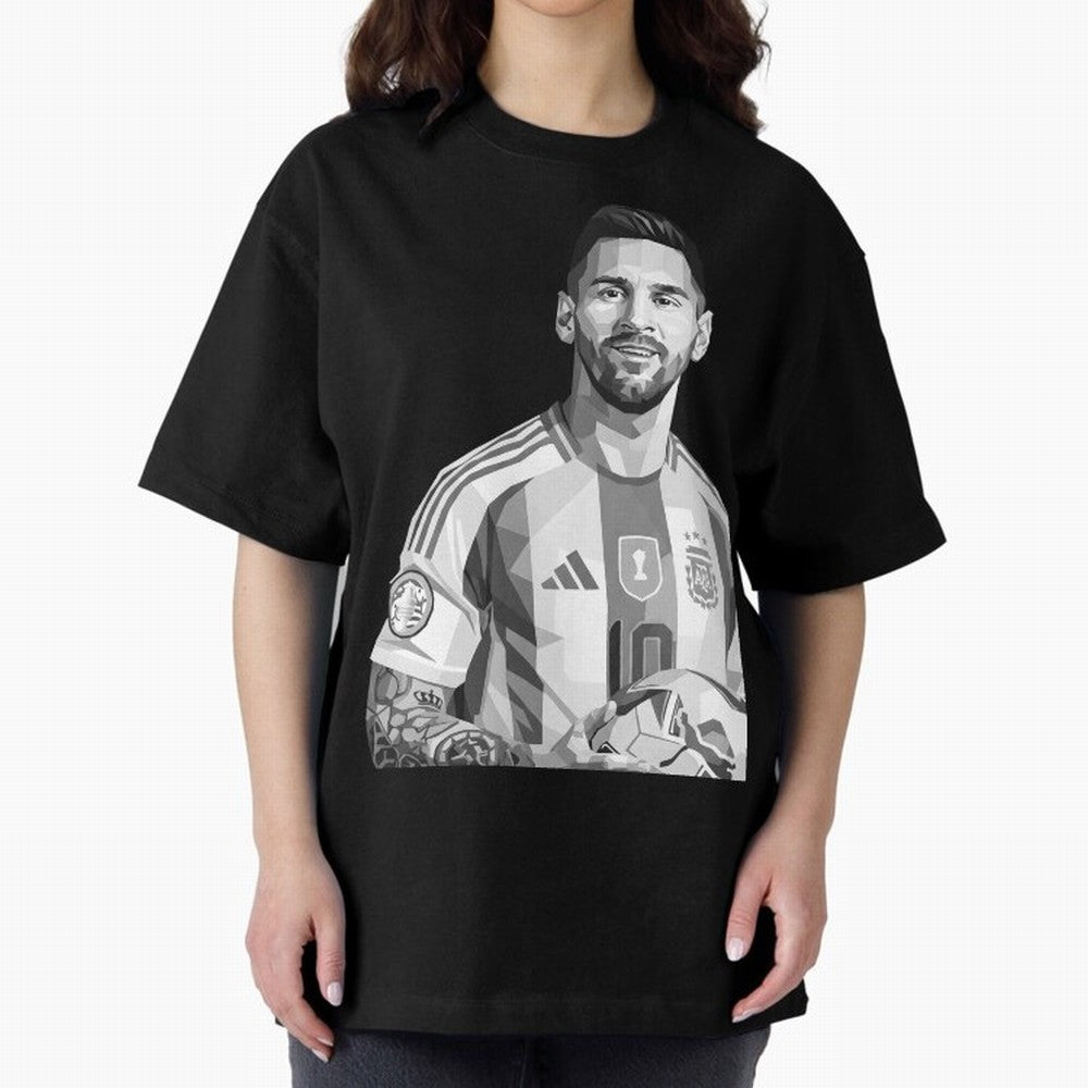 Messi grayscale Classic T-Shirt Celebrate National Team Dreams in FIFA World Cup 2026 for Fans of Haaland and Mbappe and Portugal, Bringing Football Festival Excitement, Trophy Ambitions, Country Rivalries and Star Player Buzz; Perfect for Fans,