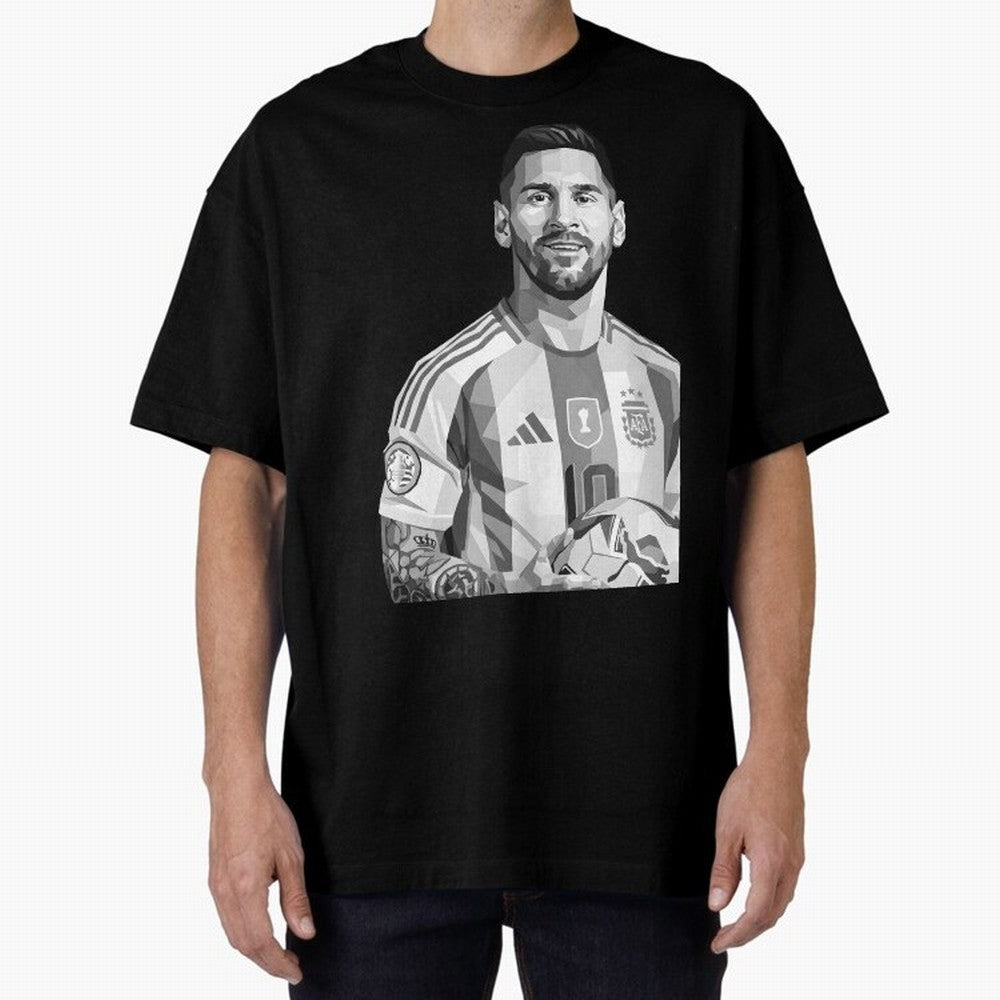 Messi grayscale Classic T-Shirt Celebrate National Team Dreams in FIFA World Cup 2026 for Fans of Haaland and Mbappe and Portugal, Bringing Football Festival Excitement, Trophy Ambitions, Country Rivalries and Star Player Buzz; Perfect for Fans,