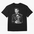 Messi grayscale Oversized T-Shirt Make Your Look Match the FIFA World Cup 2026 USA Canada Mexico Journey through Messi Highlights, Portugal, Spain and Germany Pride, Football Festival Excitement, Trophy Ambitions, Country Rivalries and Star Player