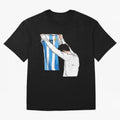 Lionel Messi holding his shirt, Argentina copa america| Perfect Gift For you and friends Classic T-Shirt Share the Excitement of FIFA World Cup 2026 USA Canada Mexico for Fans of Messi and Spain, Bringing Champion Mindset, Group Stage Buzz,