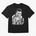 Messi grayscale Oversized T-Shirt Celebrate Soccer Greatness during Match Day Hype around FIFA World Cup 2026, Messi, Brazil, Vintage Soccer Flavor, Modern Football Stars, National Flags and Final Night Emotion; Made for Collectors Who Enjoy Iconic