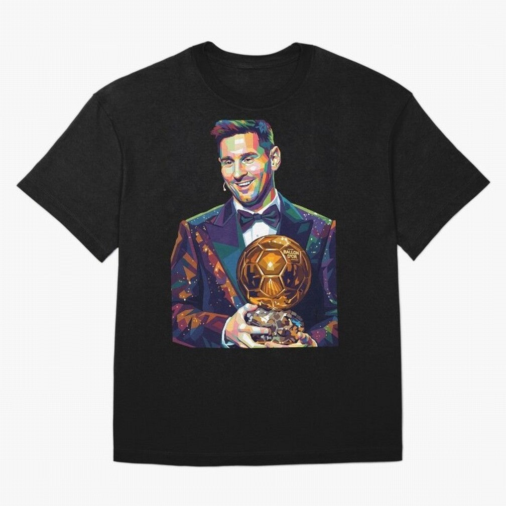 Messi Wpap Oversized T-Shirt Turn Up for Match Day Hype around FIFA World Cup 2026 Group Stage, CR7, France and Portugal, Worldwide Fan Energy, Dramatic Goals, Stadium Lights and Championship Celebrations; Perfect for Supporters Who Want Bold