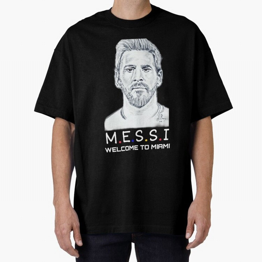 Lionel Messi, welcome to Miami Essential T-Shirt Relive the Noise and Pride of Global Football Passion for FIFA World Cup 2026 USA Canada Mexico, Filled with CR7, Brazil, Portugal and Argentina, Stadium Chants, National Pride, Trophy Dreams and