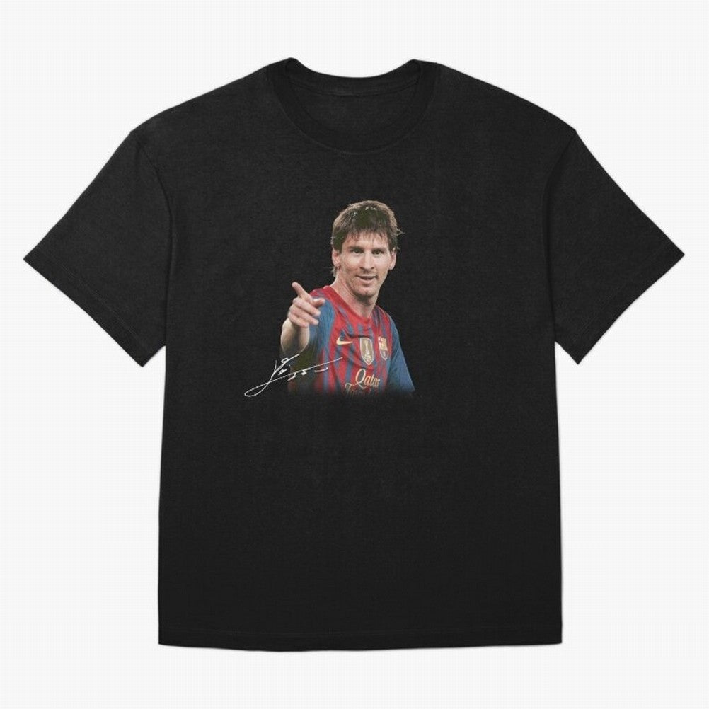 Messi T-Shirt ¡ª ¡°Young Messi¡± Graphic Tee Classic T-Shirt Stand with the FIFA World Cup 2026 Group Stage Journey through Mbappe Highlights, Argentina, France and Brazil Pride, Retro Football Energy, Iconic Rivalries, Trophy Chase Drama and